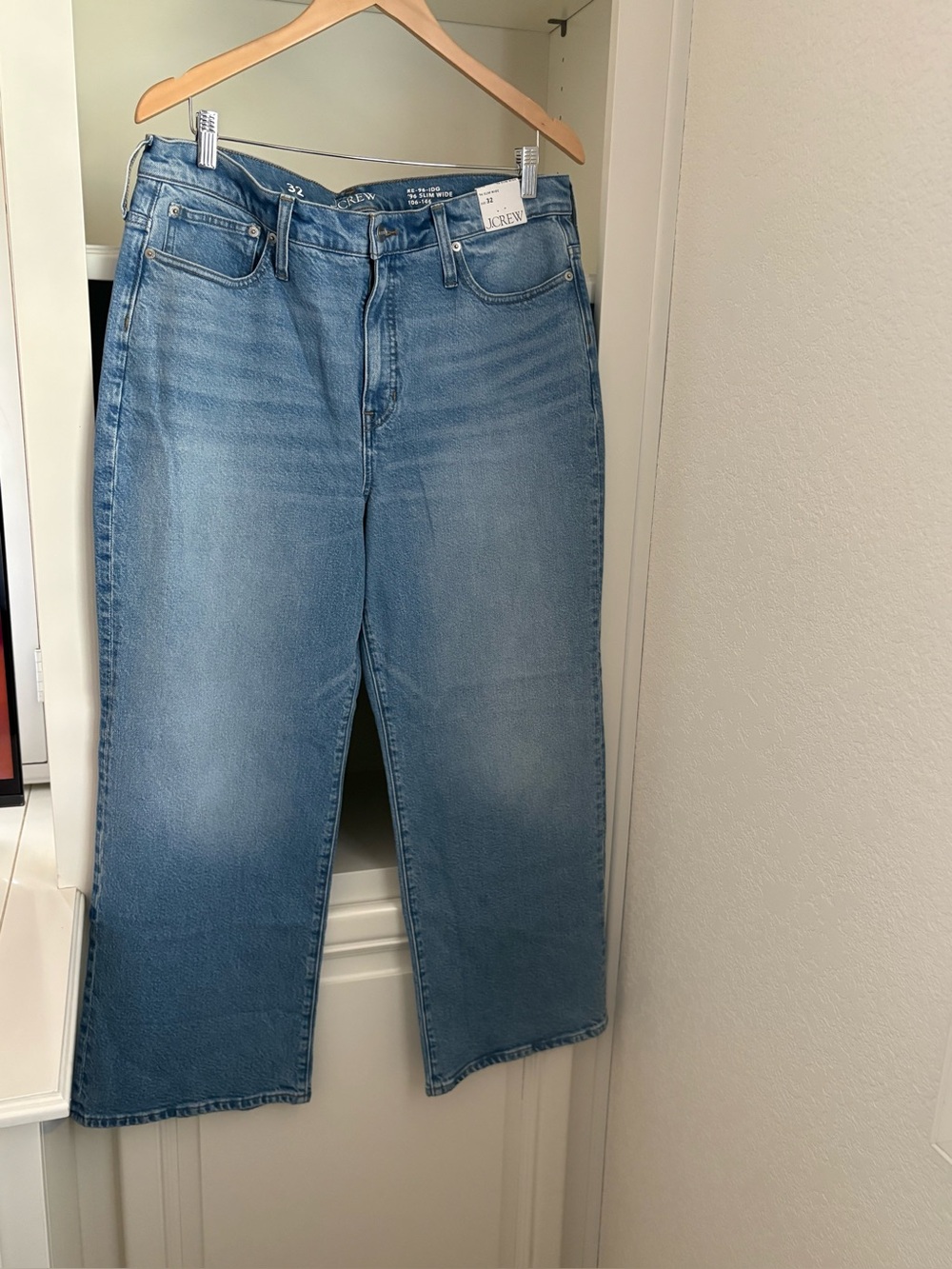 J.Crew 1996 slim wide jean 32